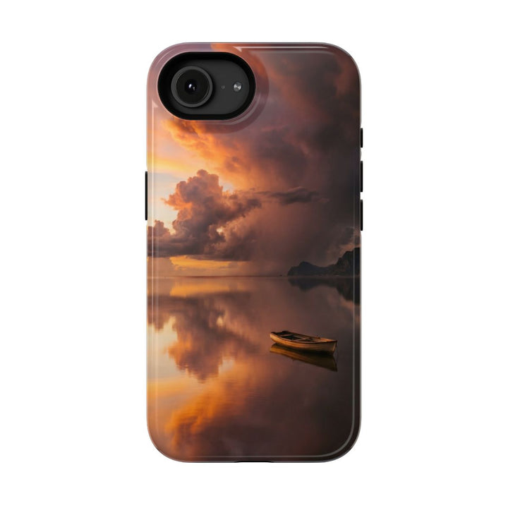 Impact-Resistant Apple iPhone Cases - Serene Tempest Sunset Lake | iPhone 17 Pro Max, 17 Pro, 17 Air & More
