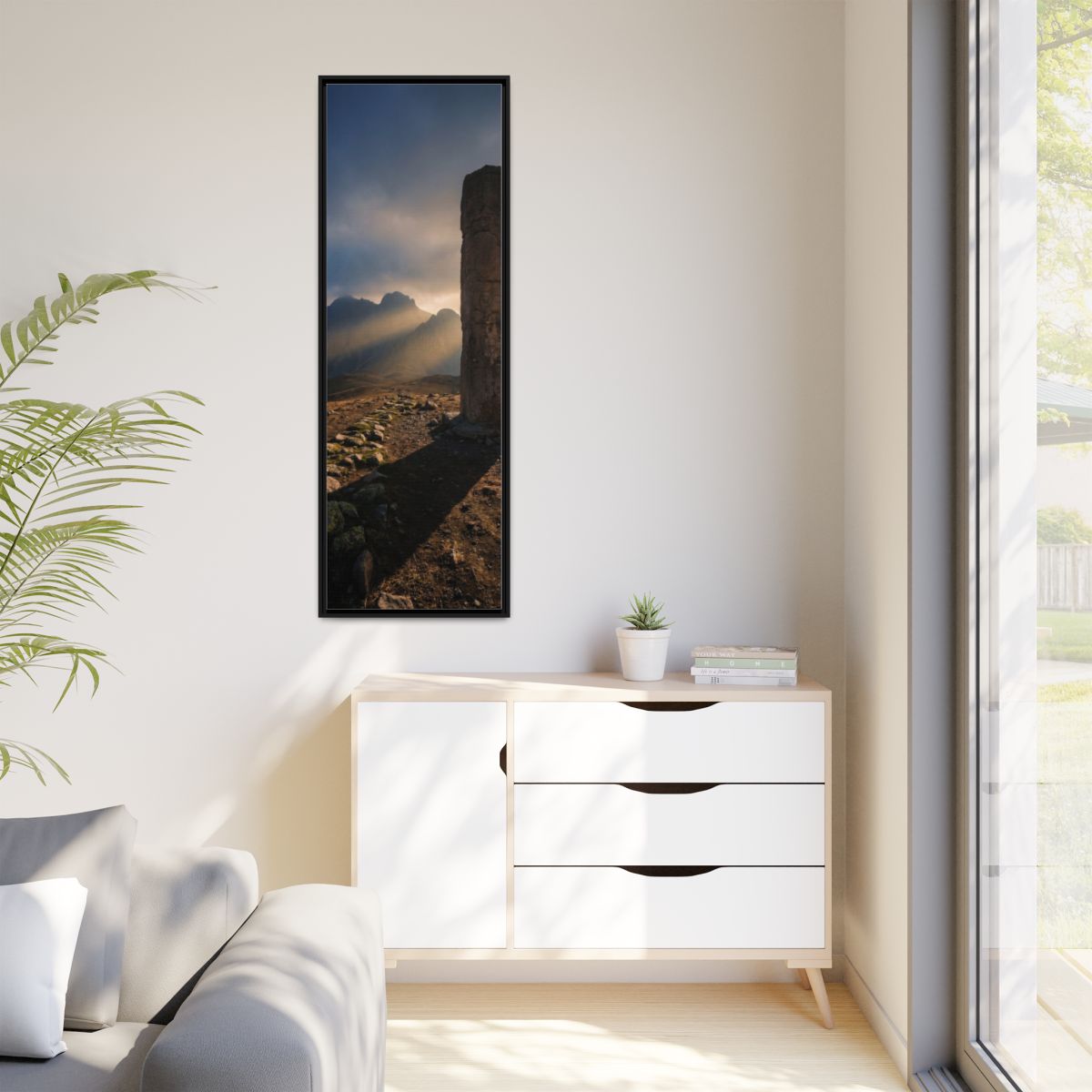 Matte Canvas, Framed - Mystic Monolith Ancient Persian... |...
