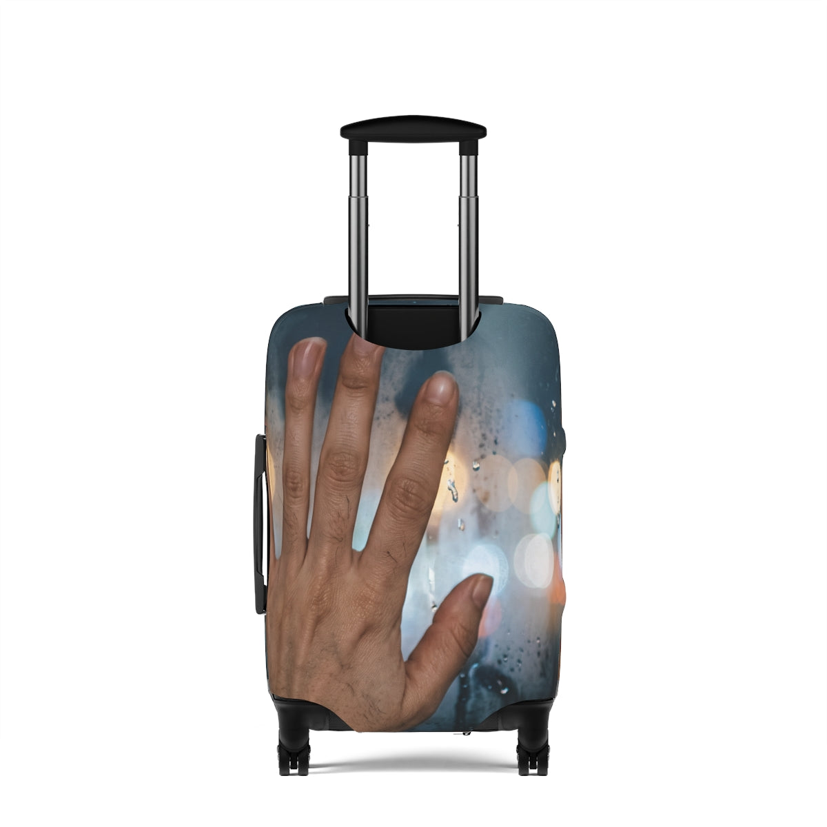 Rainy City Window Luggage Cover