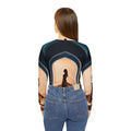 Women's V-Neck Shirt with Cerulean Arch Silhouette