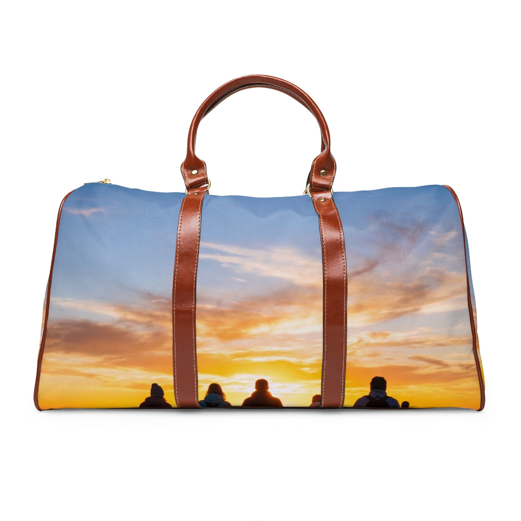 Waterproof Travel Bag - Sunset Horizon | Echovira Gallery