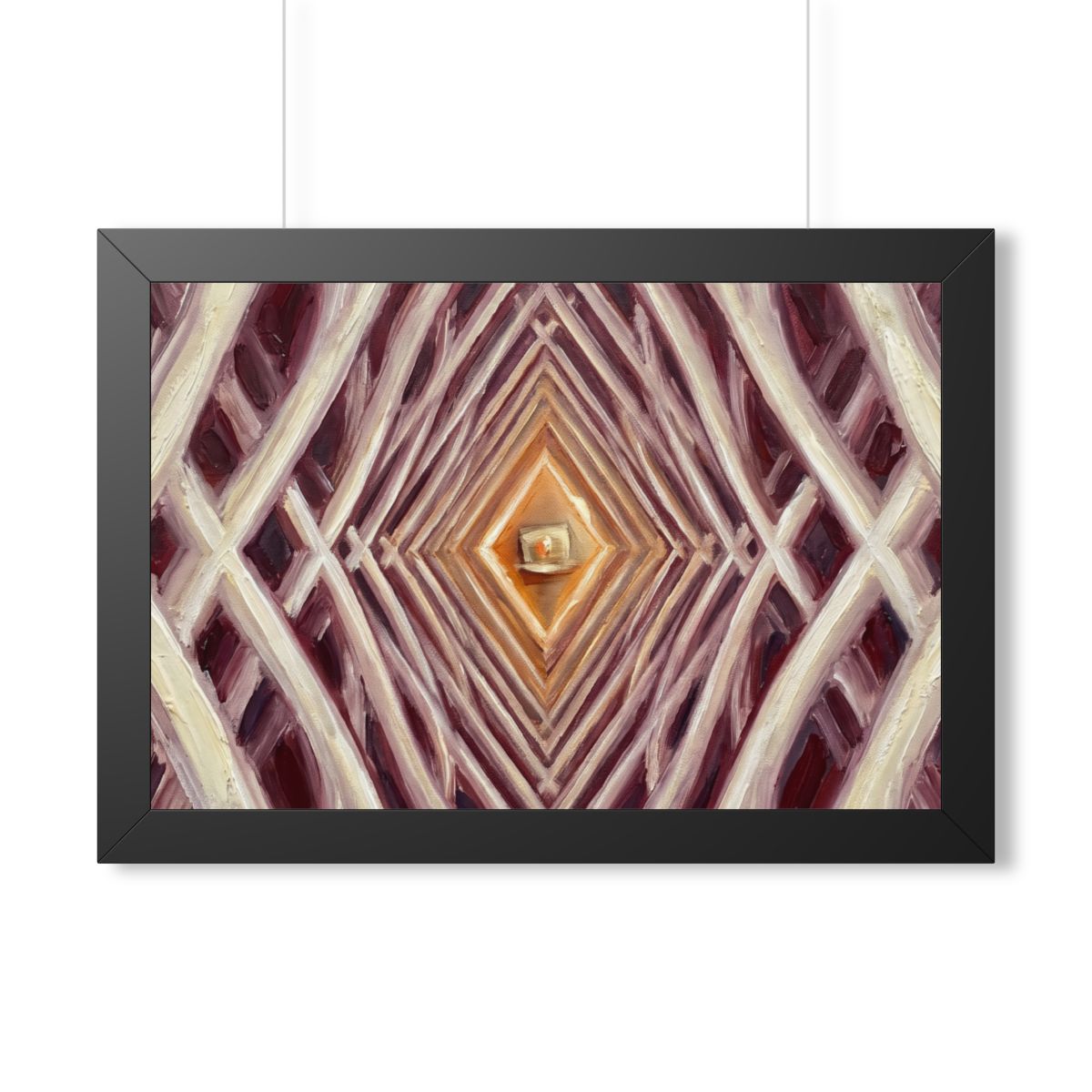 Framed Horizontal Poster - Infinite Arch — Black (14×11... |...