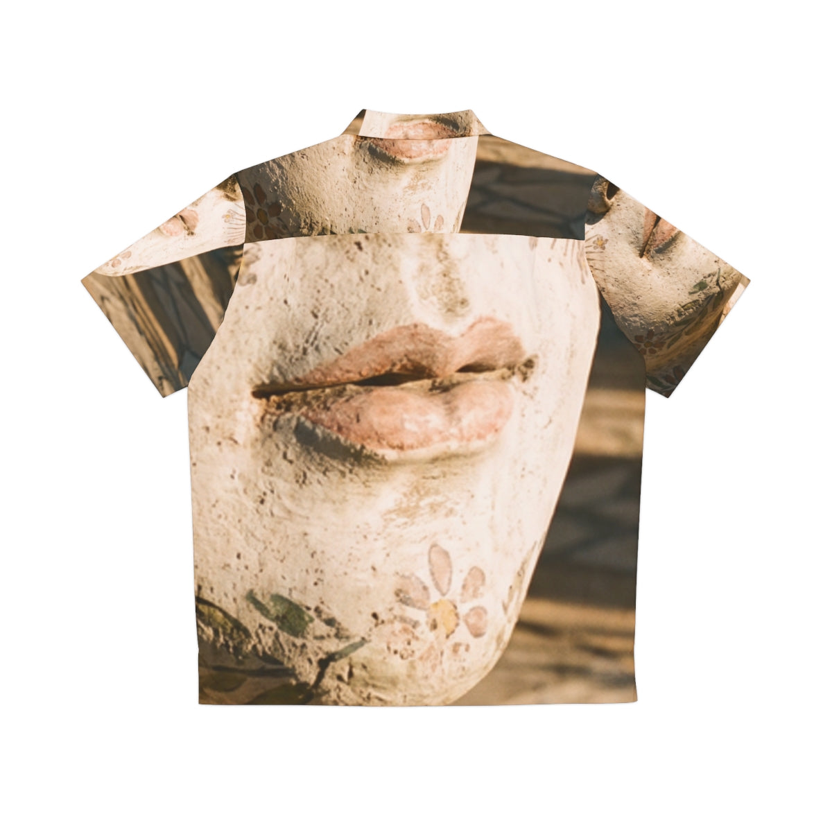 Men's Hawaiian Shirt - Terracotta Clay Bust | Echovira...