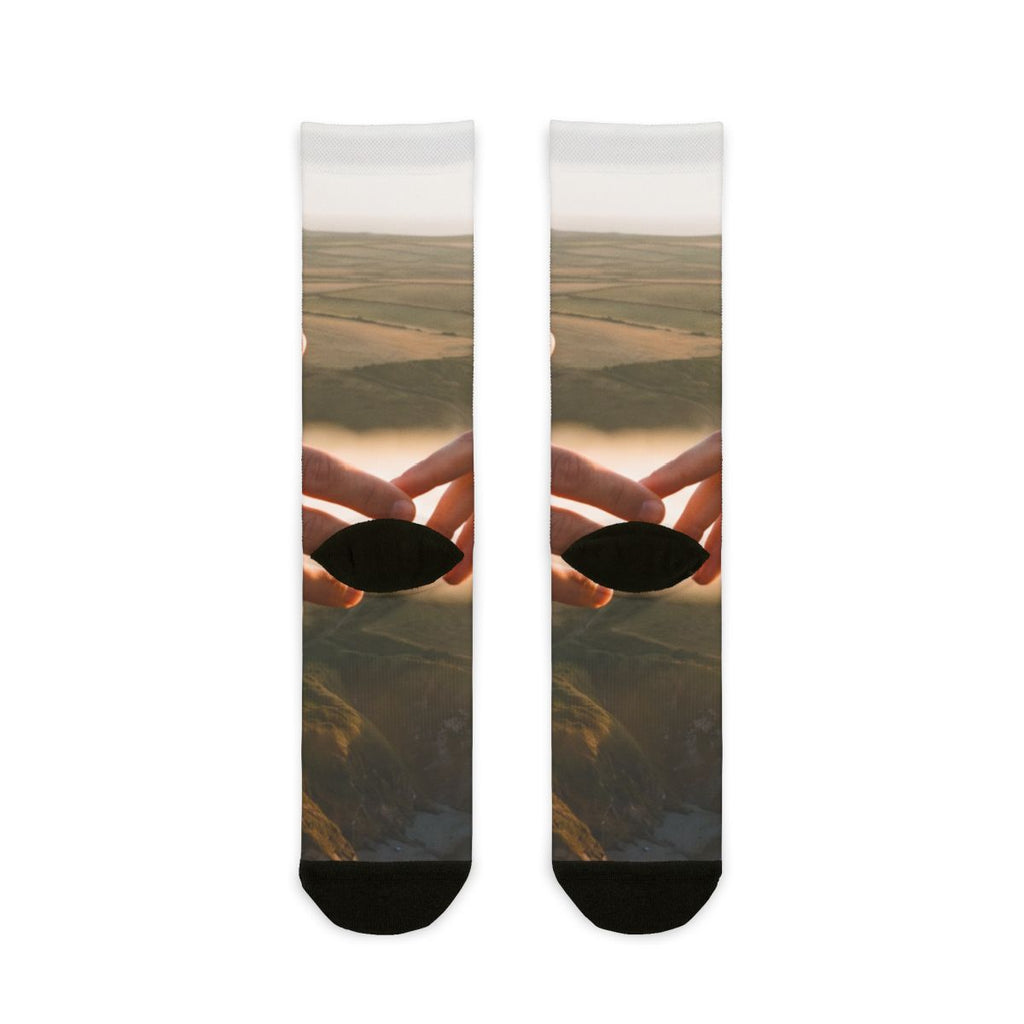 Sublimation Crew Socks - The Infinite Touch | Ethereal... |...