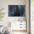 Matte Canvas, Framed - Cosmic Sentinel Orion Constellation...