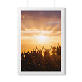 Framed Vertical Poster - Summit Ridge — White (11×14, 12×16...
