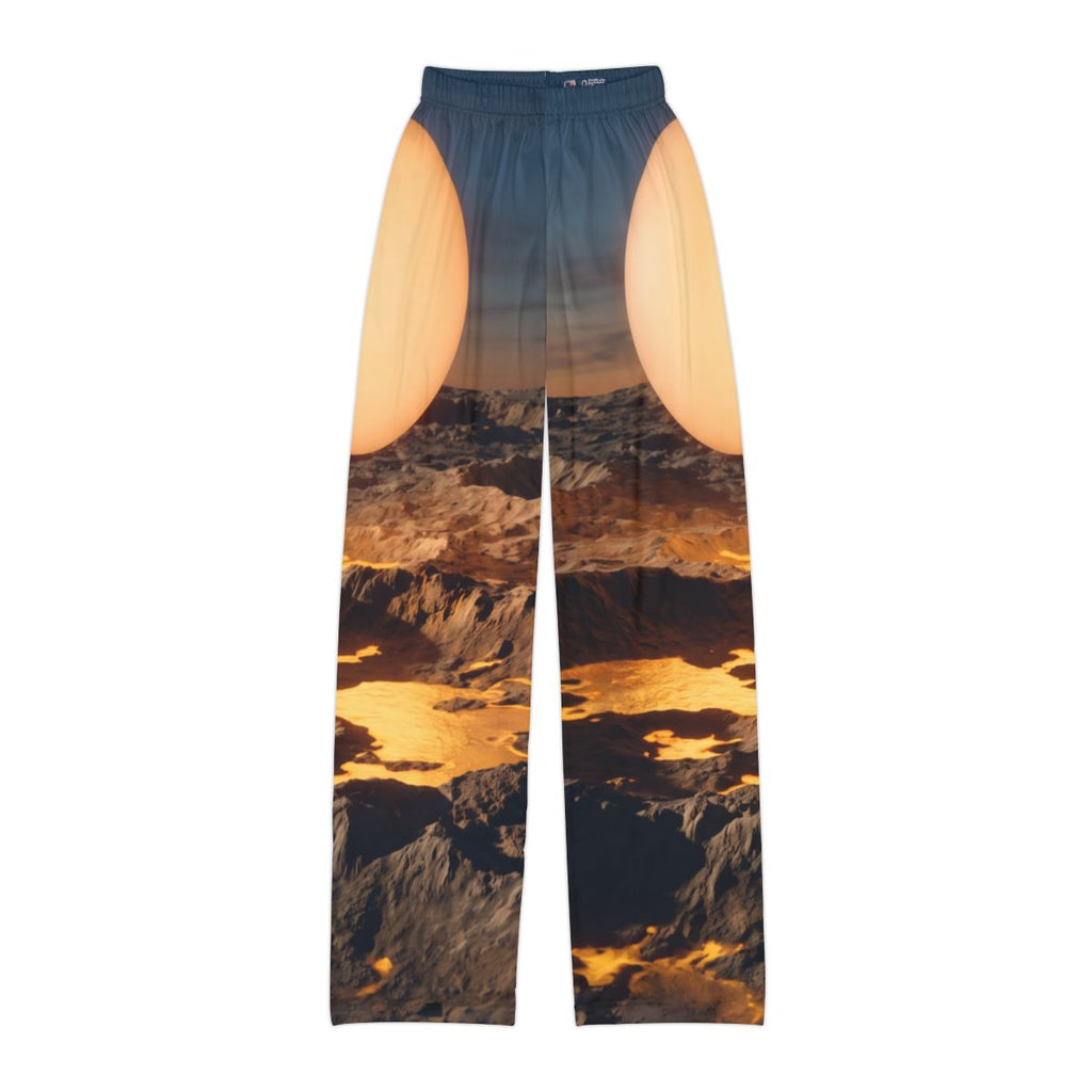 Kids Lounge Pants with Celestial Alien Horizon