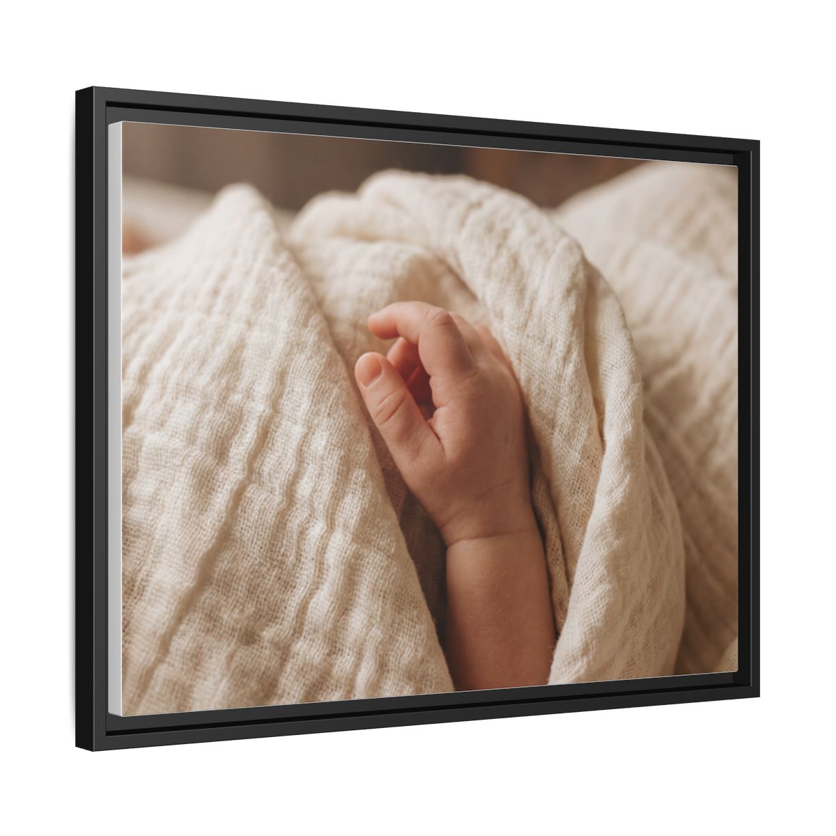Framed Canvas - Minimalist Decor — Black / 1.25"