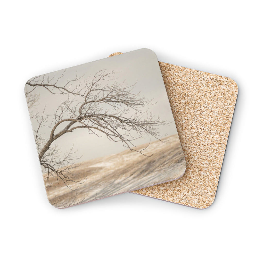 Drink Coasters - Winter Tree Aesthetic