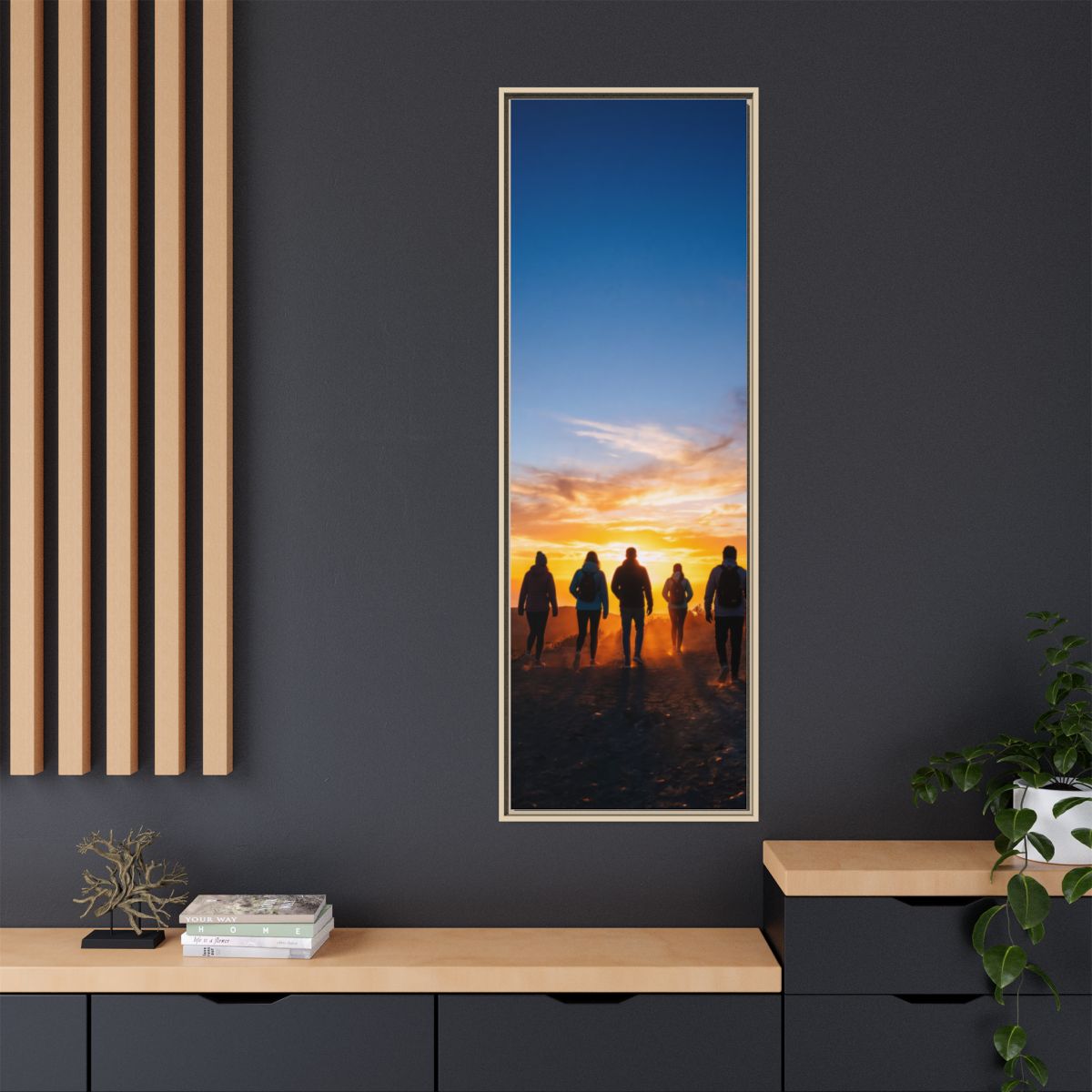Matte Canvas, Framed - Epic Dawn Trek
