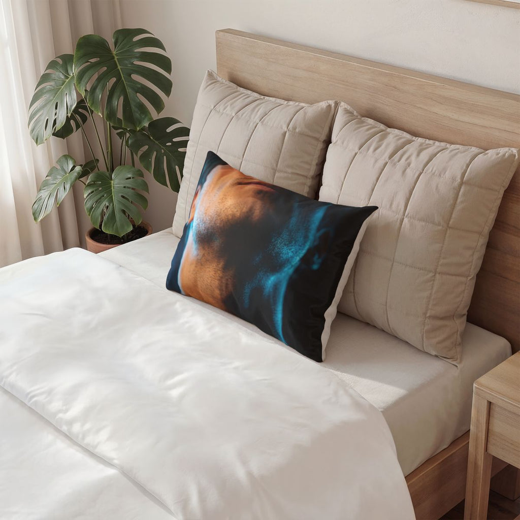 Cotton Pillow Sham - Neon Dreamscape