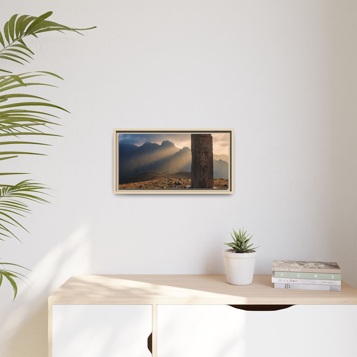 Matte Canvas, Framed - Mystic Monolith Ancient Persian... |...