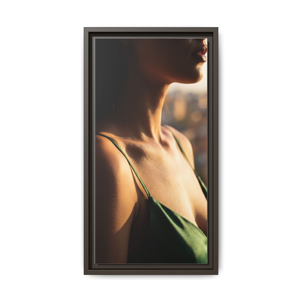 Framed Matte Canvas - Sunlit Muse