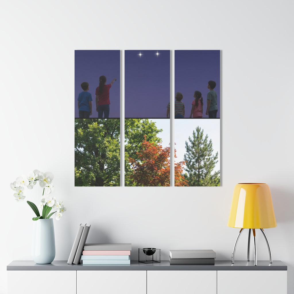 Acrylic Triptych Print - Nature Class — Portrait
