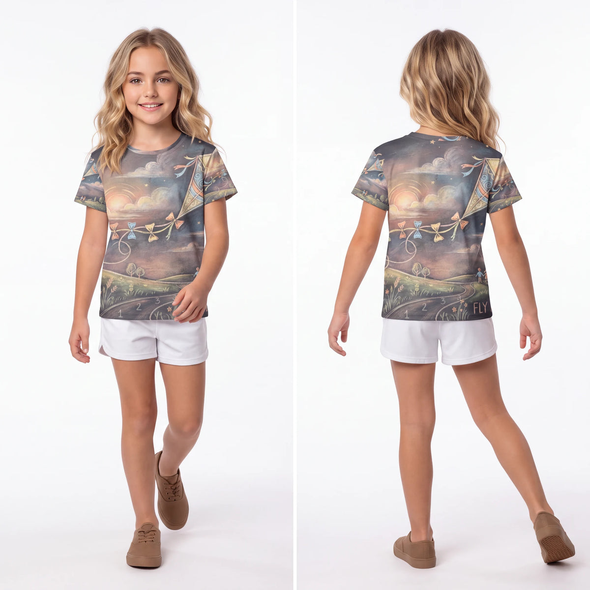 Kids Sports Jersey - Dancing Kite Play | Echovira Gallery