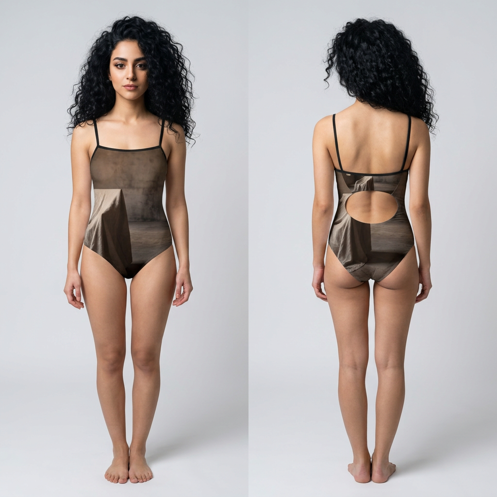 Women's One-piece Swimsuit - Minimal Focus