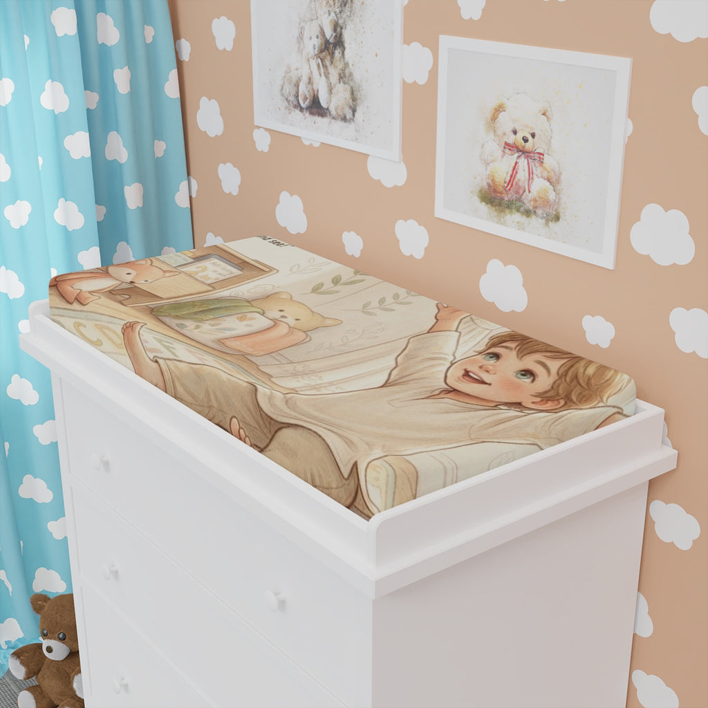 Changing Pad Cover - Sunny Morning | Echovira Gallery