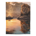 Lion at Dawn Baby Swaddle Blanket
