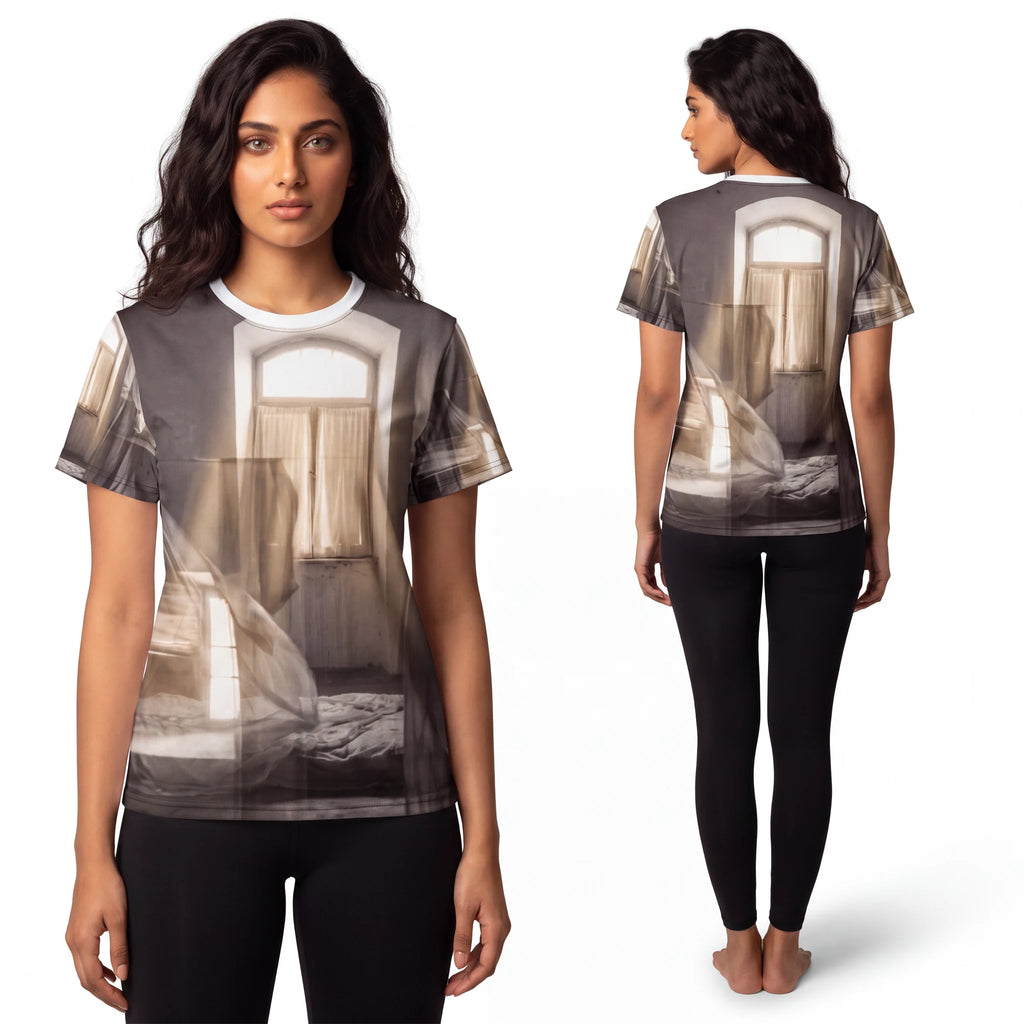 Women's Cut & Sew Tee Sunlit Window Art