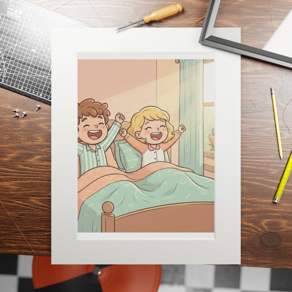 Fine Art Prints - Morning Sunshine Mat Board — Portrait... |...