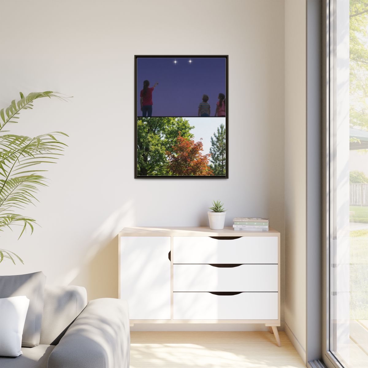 Matte Canvas, Framed - Stardust & Forest Discovery —... |...