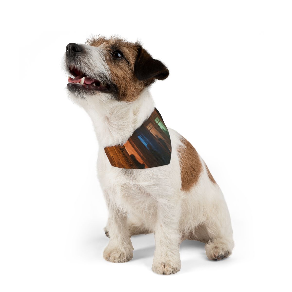 Pet Bandana Collar - Shadowed Alleyway Mystery Art Print |...