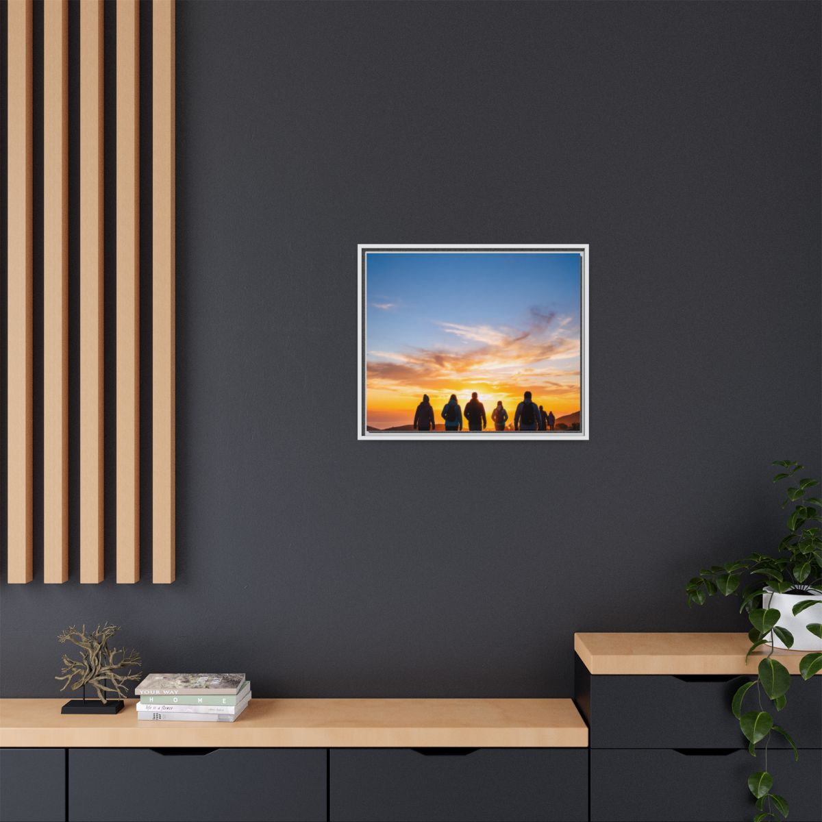Matte Canvas, Framed - Epic Dawn Trek