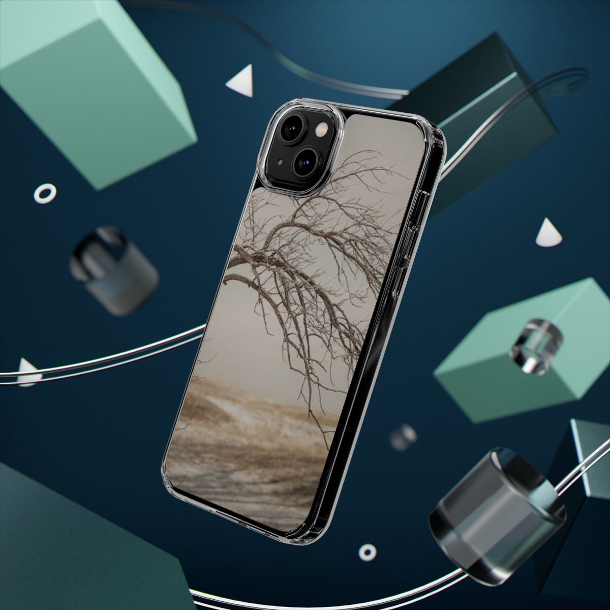 Clear Impact-Resistant Cases - Clear Phone Case - Winter...