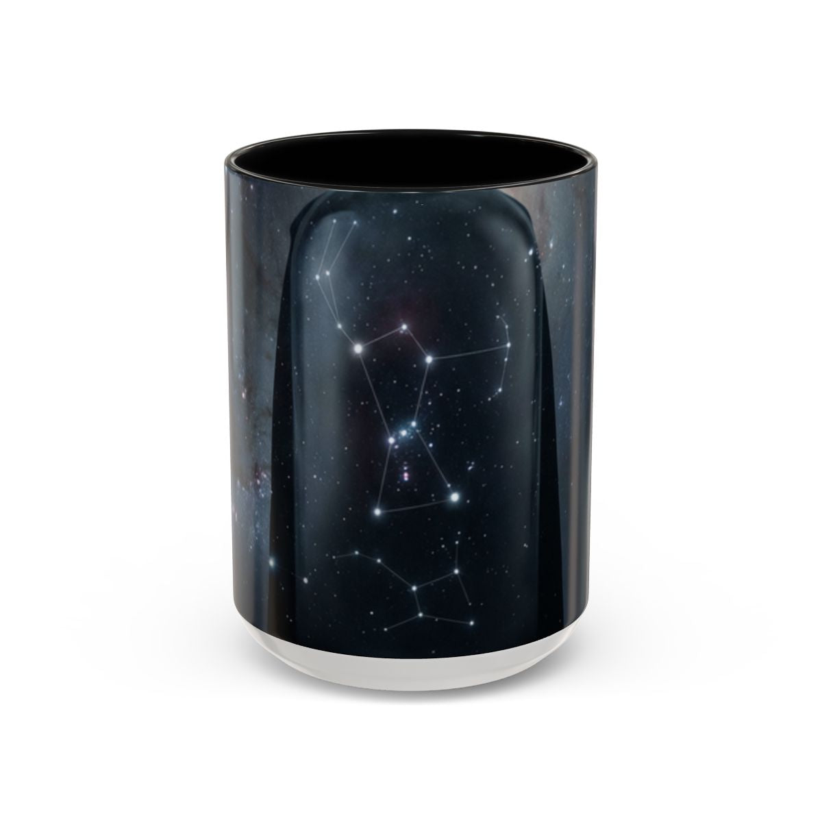 Accent Coffee Mug - Orion Cosmic Sentinel Art | Echovira...
