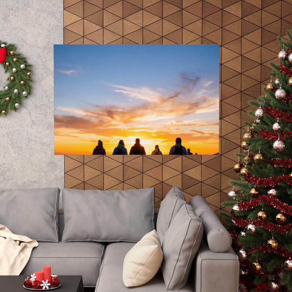 Matte Horizontal Poster - Sunset Ridge (10×8 & 54×36) |...