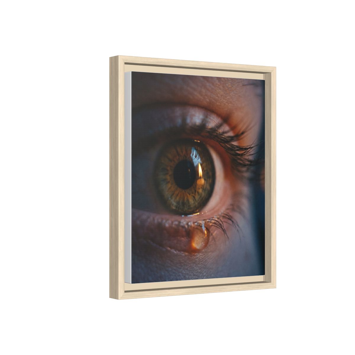 Matte Canvas, Framed - Luminous Tear
