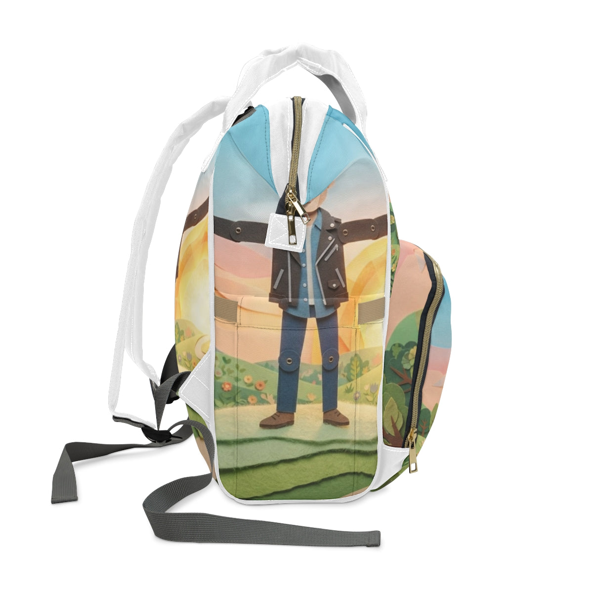 Diaper Backpack - Sunny Meadow Nursery | Echovira Gallery