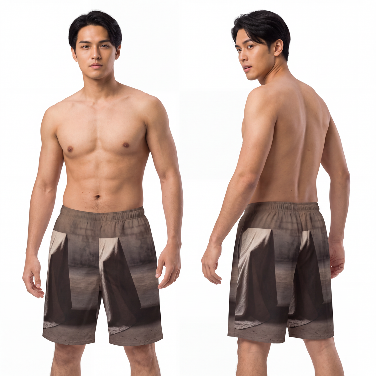 Men's Board Shorts - Draped Silence Still Life Art... |...