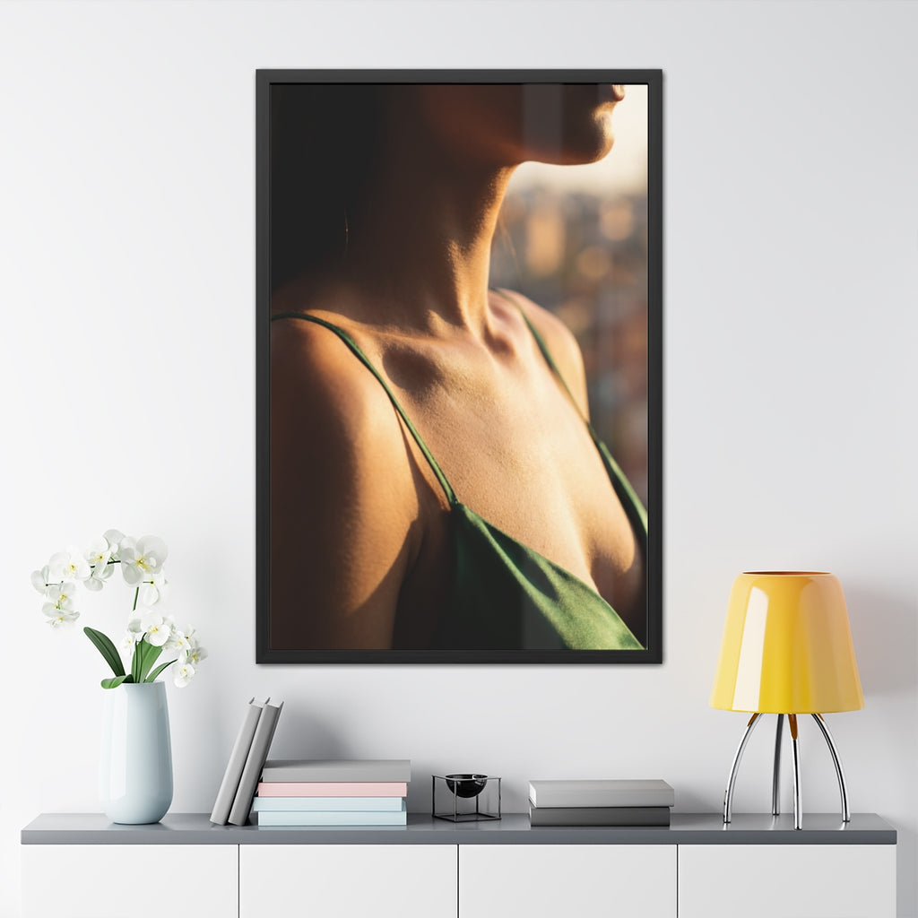 Framed Poster - Golden Sunset Silk (8×12, 9×11, 11×14... |...
