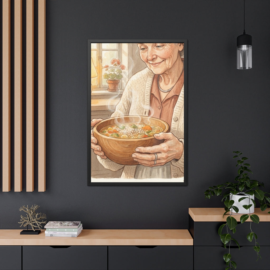 Framed Poster - Warmth for the Soul — Portrait (8×12, 9×11...