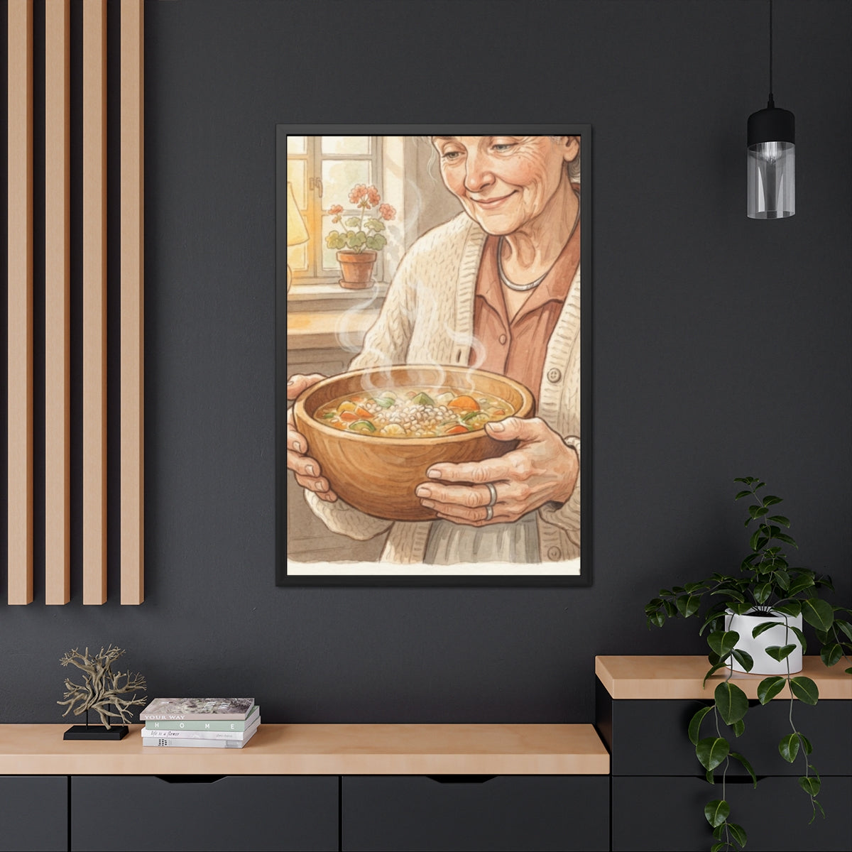 Framed Poster - Warmth for the Soul — Portrait (8×12, 9×11...