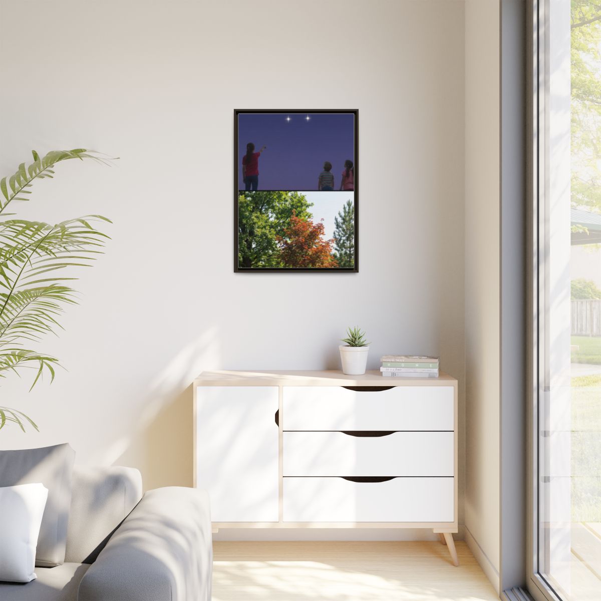 Matte Canvas, Framed - Stardust & Forest Discovery —... |...