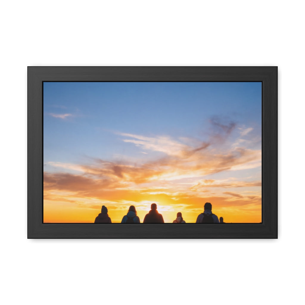 Framed Poster - Sunset Silhouette