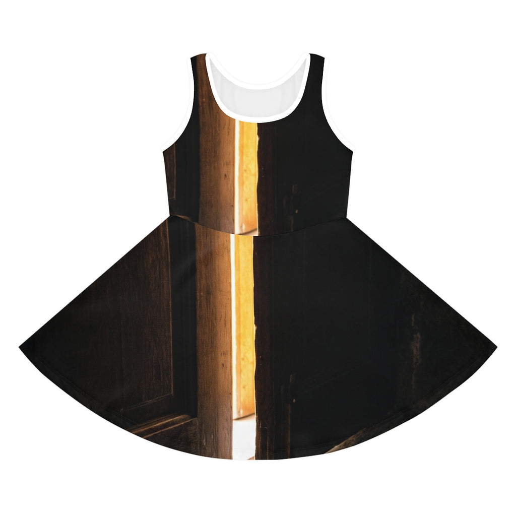 Girls' Sleeveless Sundress Antique Key Art