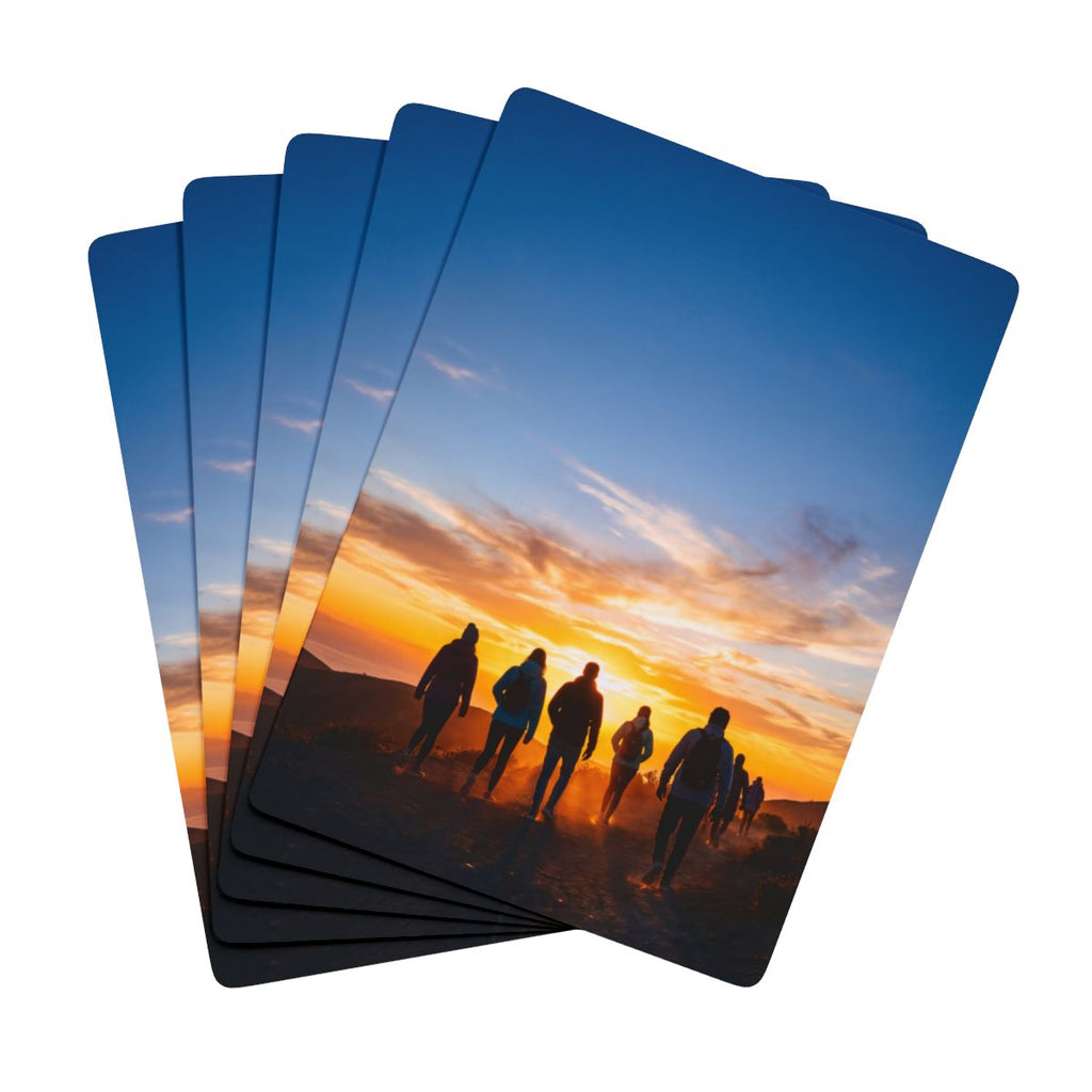 Poker Playing Cards - Golden Horizon