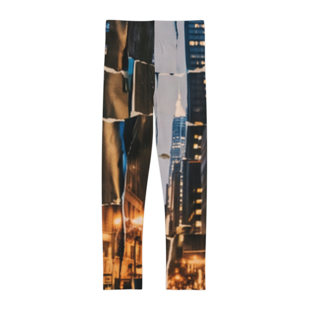 City Skyline Kids Leggings