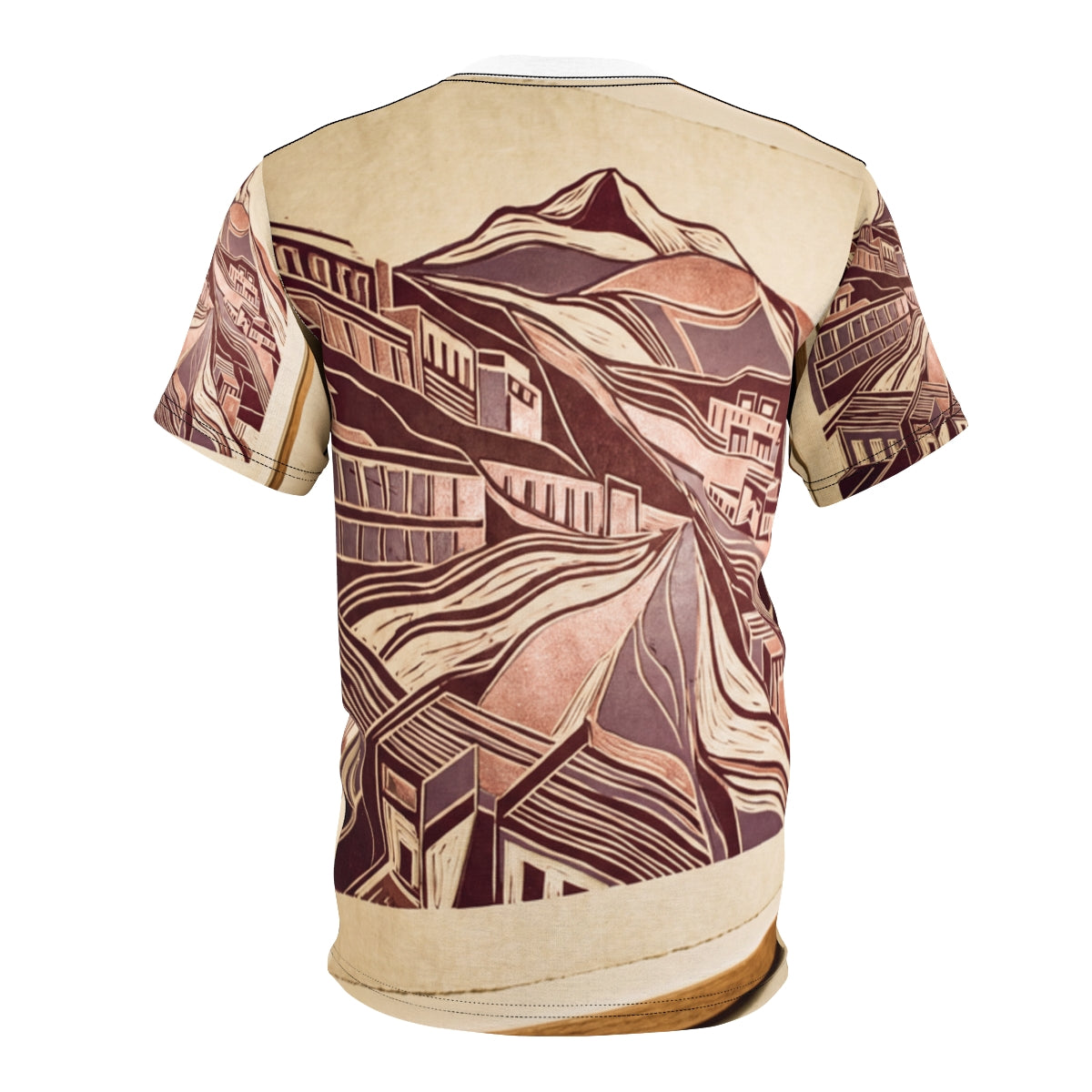 Men's Mountain Village Cut and Sew Tee