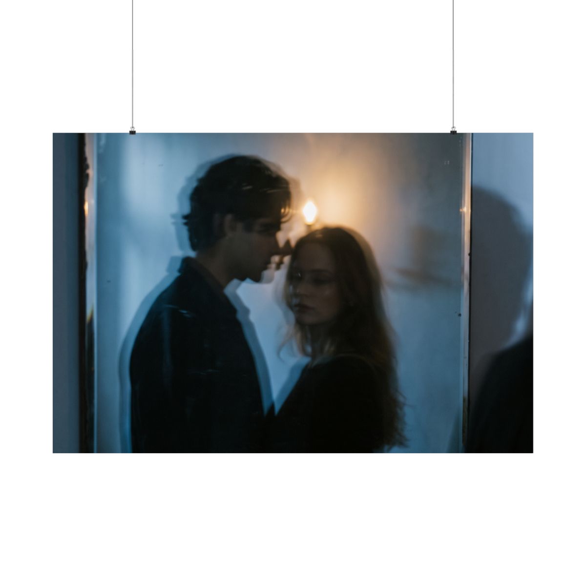 Matte Horizontal Posters - Midnight Glow Poster - Cozy Wide...