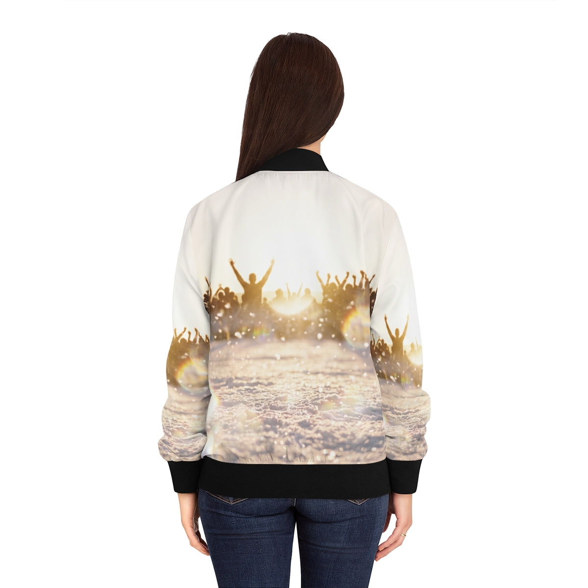 Women's Bomber Jacket Golden Hour Art