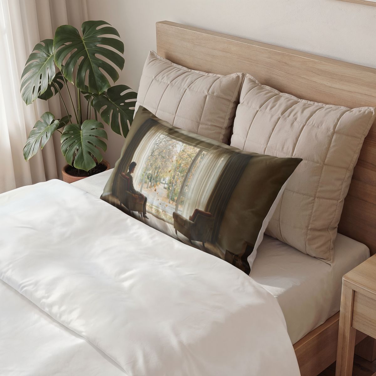 Cotton Pillow Sham - Serene Rest | Echovira Gallery