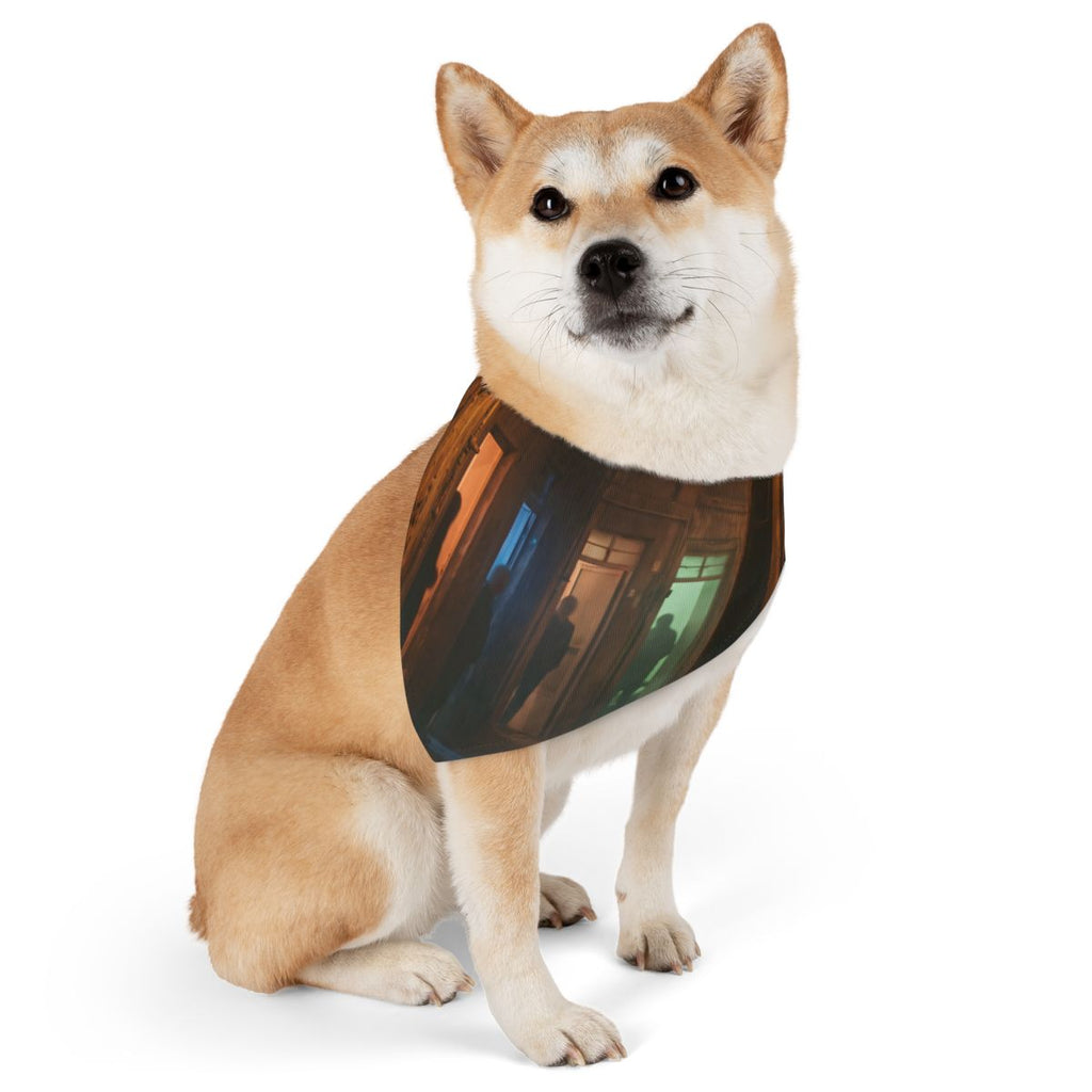 Pet Bandana Collar - Shadowed Alleyway Mystery Art Print |...