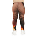 Kids Leggings with Candle Flame Art