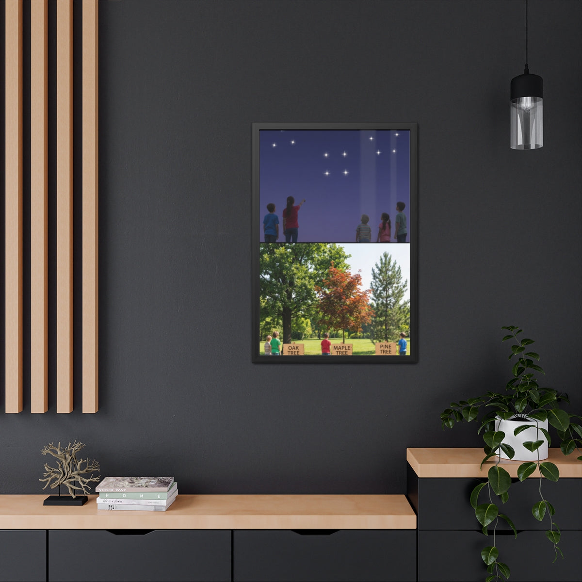Framed Poster - Little Explorer — Portrait