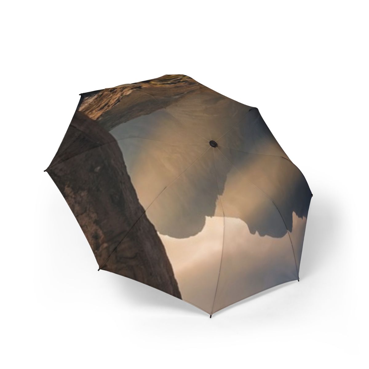 Semi-Automatic Foldable Umbrella - Mystic Monolith Ancient...