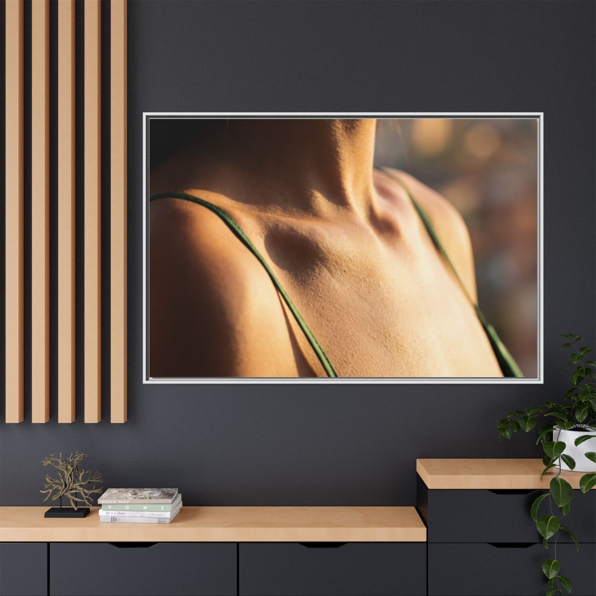 Framed Matte Canvas - Sunlit Muse